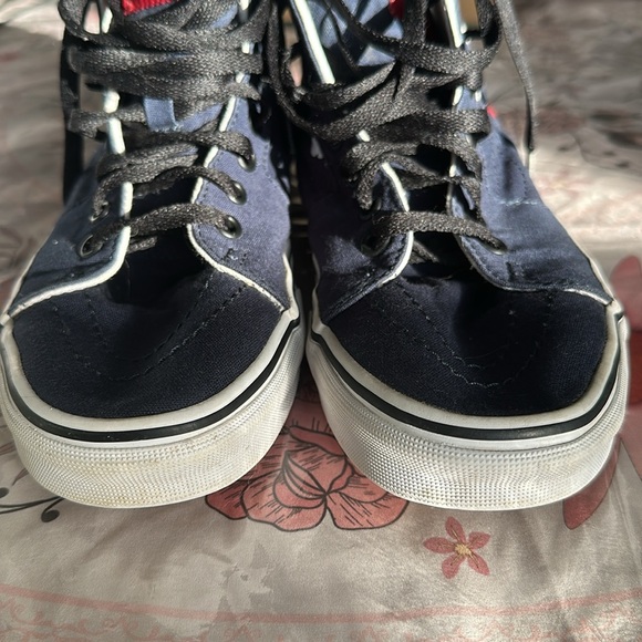 Vans Sk8 hi reissue Peanuts Snoopy Flying Aces size men’s 2.7 women’s 9 - Picture 13 of 15
